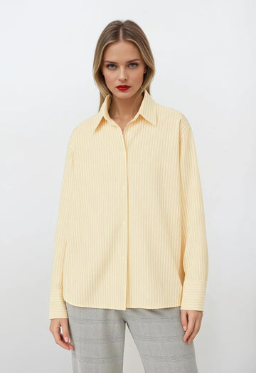 Long Sleeved Shirt - Yellow Stripes